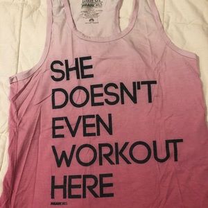 She Doesn’t Even Workout Here (Mean Girls) Tank